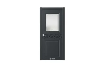 Neo Classic N26 Черный RAL9005 стекло 7 ДВЕРЕЙ