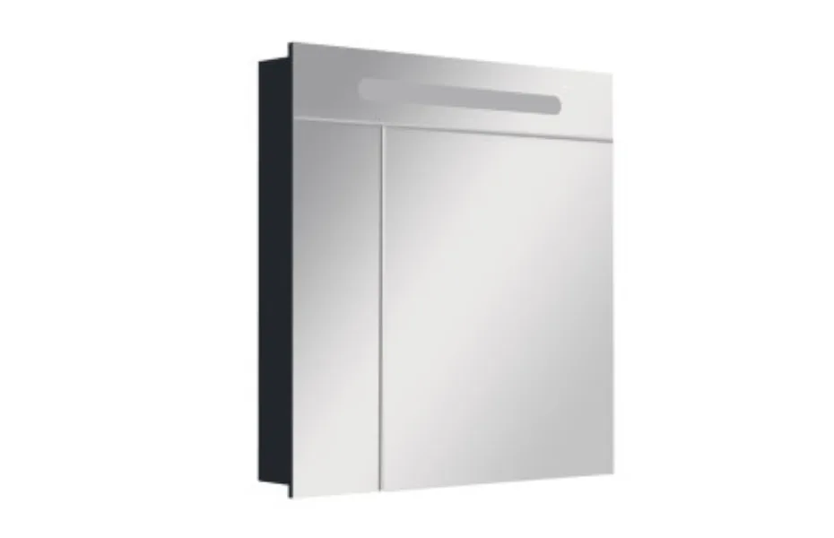 Зеркальный шкаф Roca Victoria Nord Black Edition 80x81 ZRU9000100 АКВАМЕТРИЯ