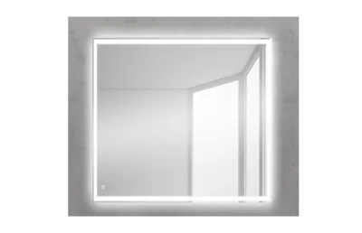 BELBAGNO Зеркало со встроенным светильником и кнопочным выключателем, 12W, 220-240V, 600x30x600 АТЕЛЬЕ ВАННОЙ КОМНАТЫ. САМАРА
