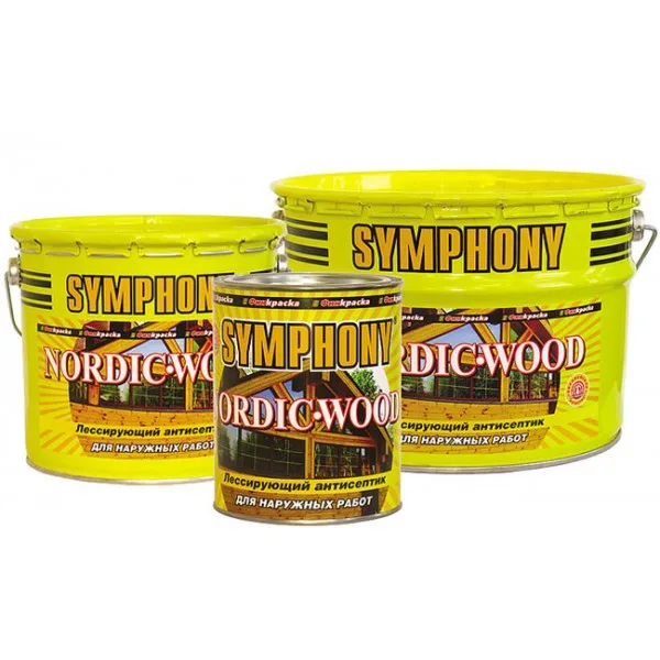 SYMPHONY NORDIC-WOOD – ЛЕССИРУЮЩИЙ АНТИСЕПТИК НА ОСНОВЕ ЛЬНЯНОГО МАСЛА ФИНКРАСКИ – САМАРА