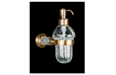 BOHEME Murano Crystal Настенный диспенсер, бронза АТЕЛЬЕ ВАННОЙ КОМНАТЫ. САМАРА