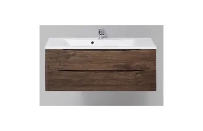 Тумба с раковиной BelBagno Marino MARINO-1200-2C-SO-RW-P, 120 см, Rovere Moro - темно-коричневый МОСПЛИТКА