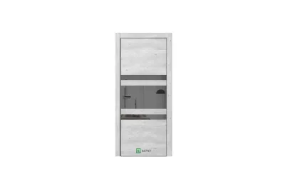 URBAN U6 Бетон индастриал циркон Лакобель чёрный 7 ДВЕРЕЙ