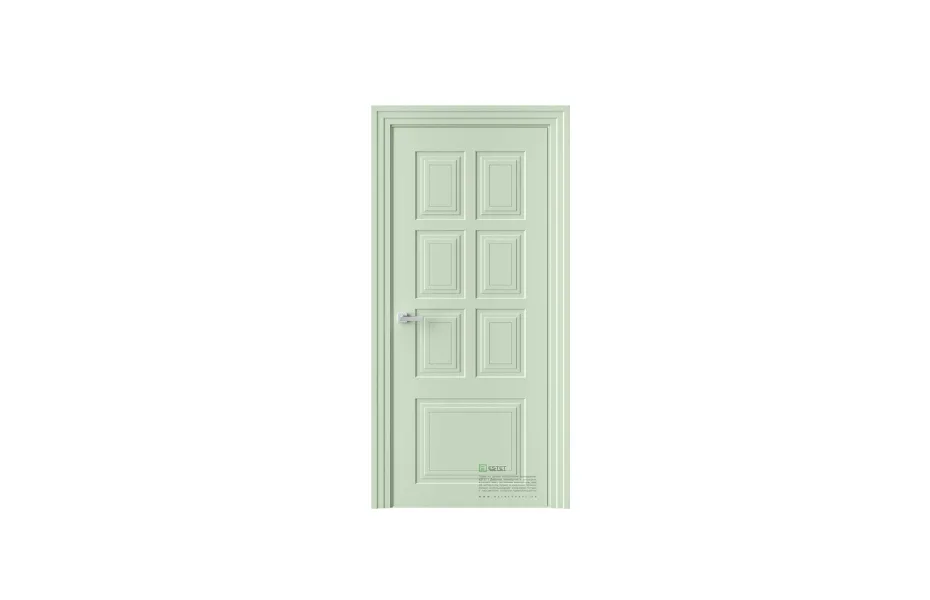 Межкомнатная дверь Novella N18 Деко RAL6019 7 ДВЕРЕЙ