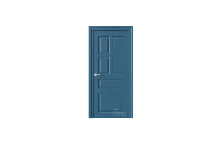 Межкомнатная дверь Novella N16 Деко RAL5009 7 ДВЕРЕЙ