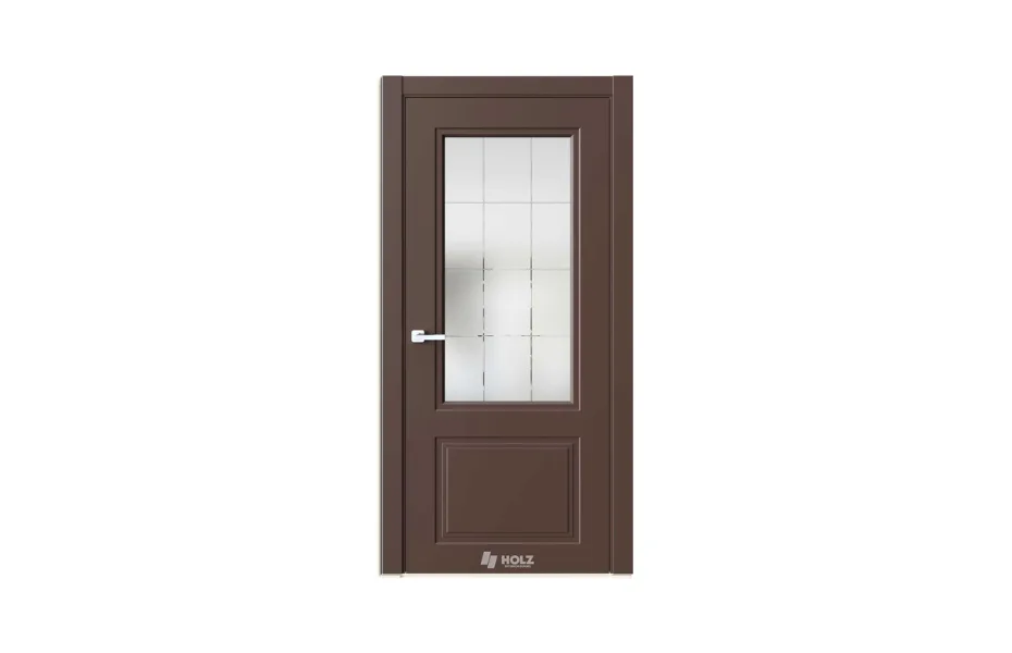 Neo Classic N4 Шоколад RAL8017 стекло 7 ДВЕРЕЙ