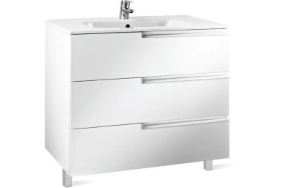 Шкаф под раковину Roca Victoria Nord Ice Edition 80x45 ZRU9302835 АКВАМЕТРИЯ