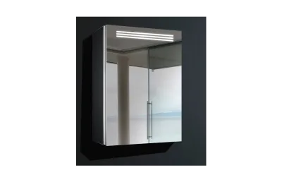 ESBANO Led Зеркальный шкаф, ШхВхГ: 50х70х15, светящаяся полочка, зеркало-линза АТЕЛЬЕ ВАННОЙ КОМНАТЫ. САМАРА