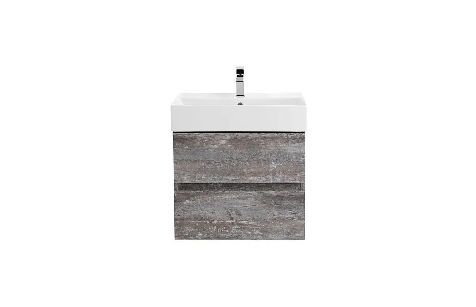 Тумба с раковиной Cezares Molveno 46 60 см MOLVENO 46-60-2C-SO-LG legno grigio МОСПЛИТКА