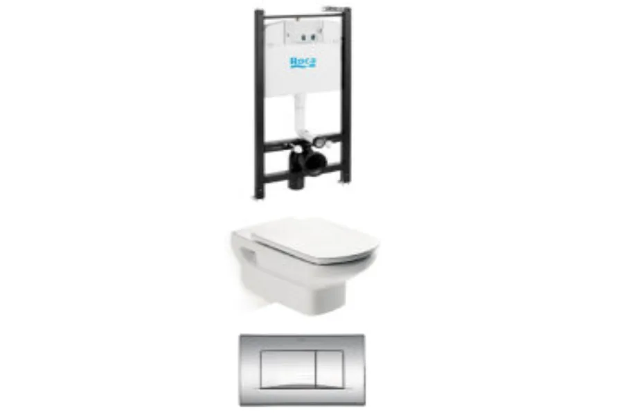 Комплект инсталляции с унитазом Roca Pack Dama Senso 893104090 АКВАМЕТРИЯ