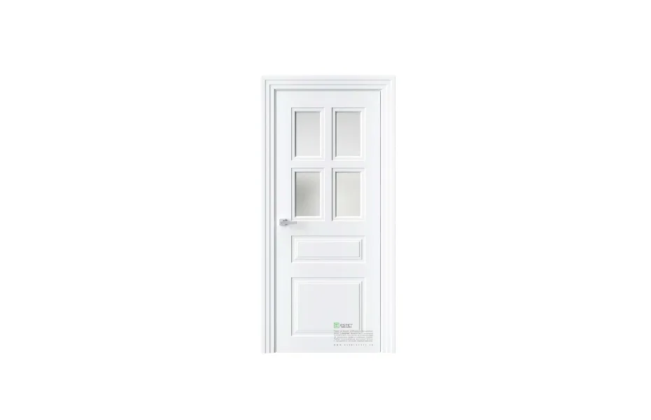 Межкомнатная дверь Novella N17 RAL9003 стекло 7 ДВЕРЕЙ