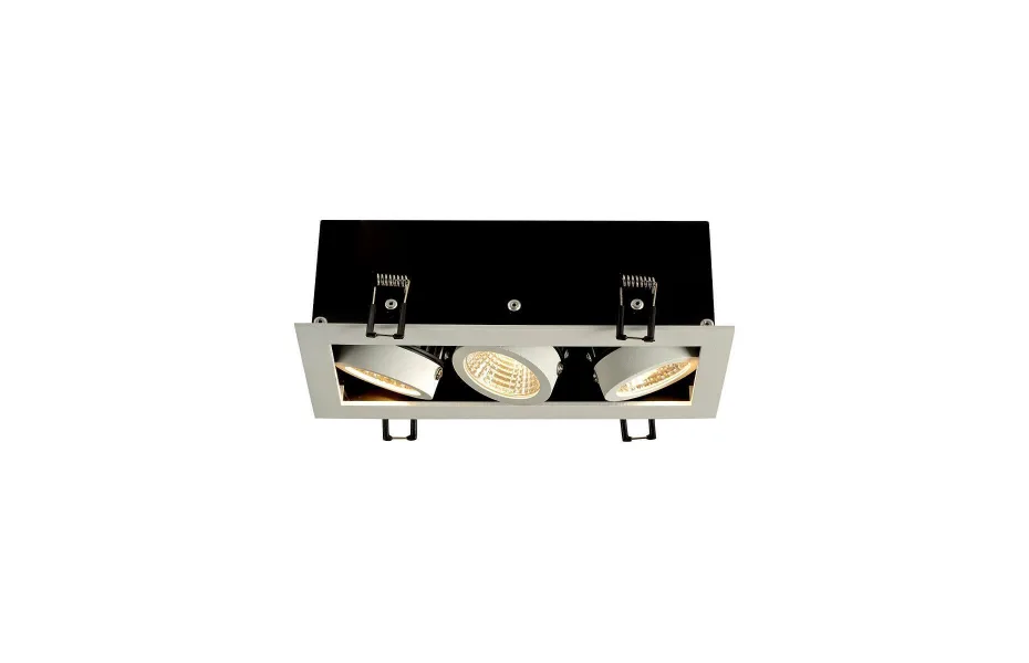 ВСТРАИВАЕМЫЙ СВЕТОДИОДНЫЙ СВЕТИЛЬНИК SLV KADUX 3 LED SET 115721 MNOGOROZETOK - МНОГОРОЗЕТОК