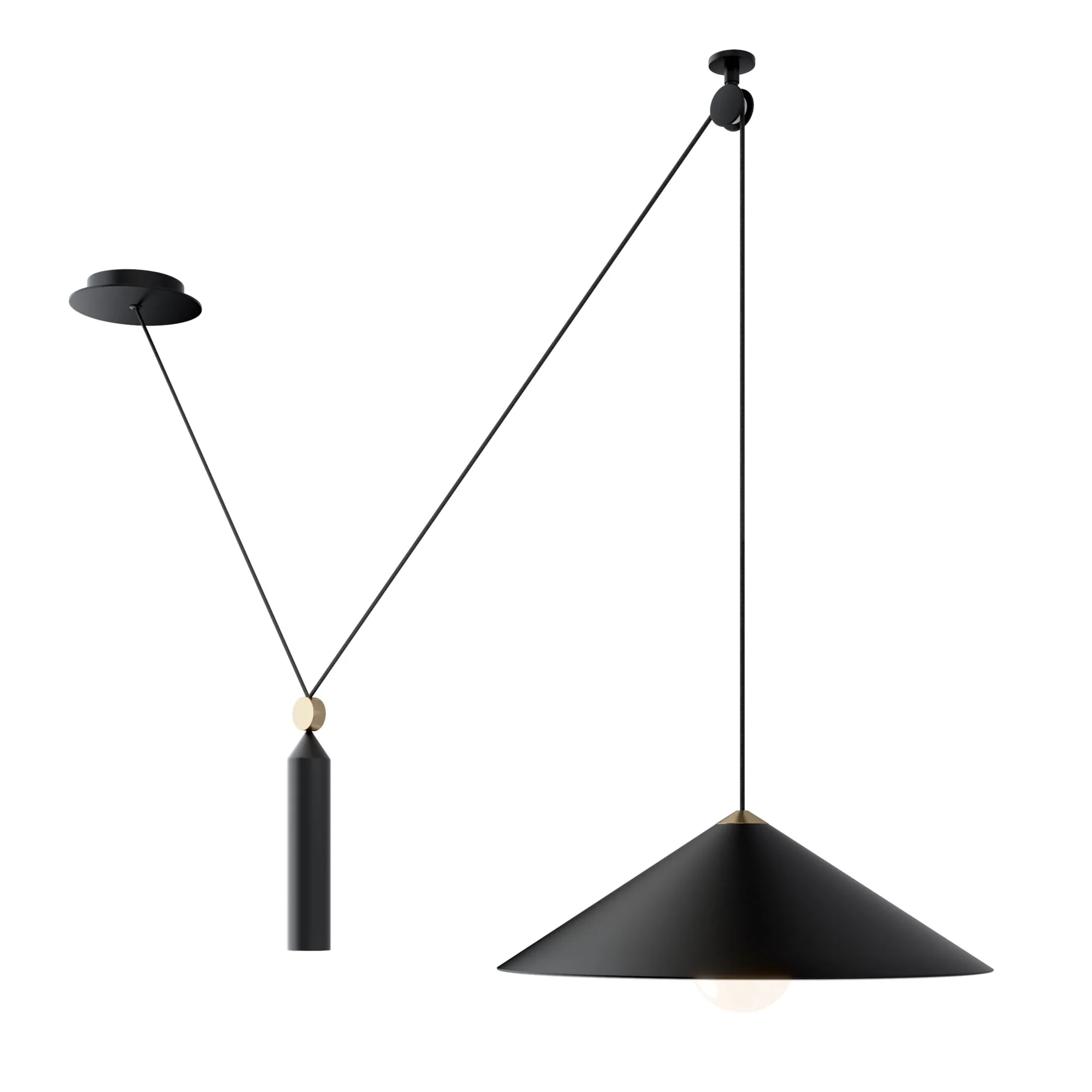 Подвесной светильник Maytoni Technical Peso P080PL-01B MAYTONI