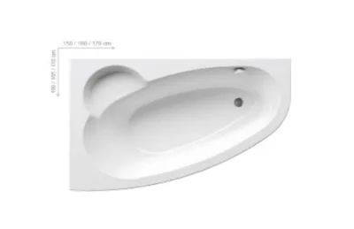Ванна Ravak Asymmetric 150x100 L C441000000 АКВАМЕТРИЯ