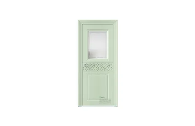 Межкомнатная дверь Novella N26 RAL6019 стекло 7 ДВЕРЕЙ