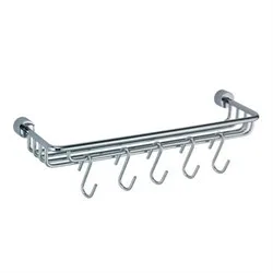 WasserKRAFT Donau K-9415 Полка-корзина с крючками АТЕЛЬЕ ВАННОЙ КОМНАТЫ. САМАРА