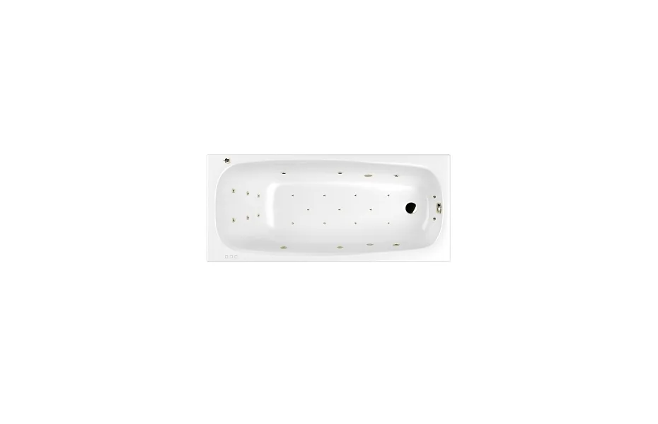 Акриловая ванна 180х80 см Whitecross Layla Slim Ultra 0122.180080.100.ULTRA.BR с гидромассажем МОСПЛИТКА