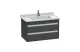 Тумба с раковиной Duravit Ketho 80 см KT664404949 графит матовый МОСПЛИТКА
