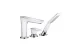 Смеситель для ванны Hansgrohe PuraVida белый/хром 15432400 АКВАМЕТРИЯ