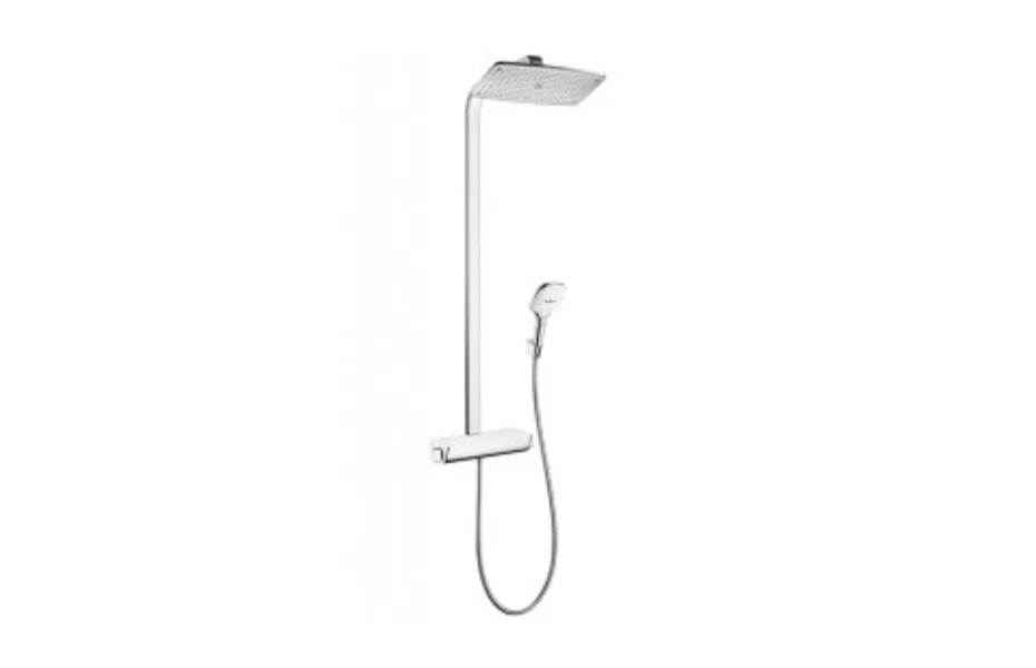 Душевая стойка Hansgrohe Raindance Select Showerpipe белый/хром 27112400 АКВАМЕТРИЯ