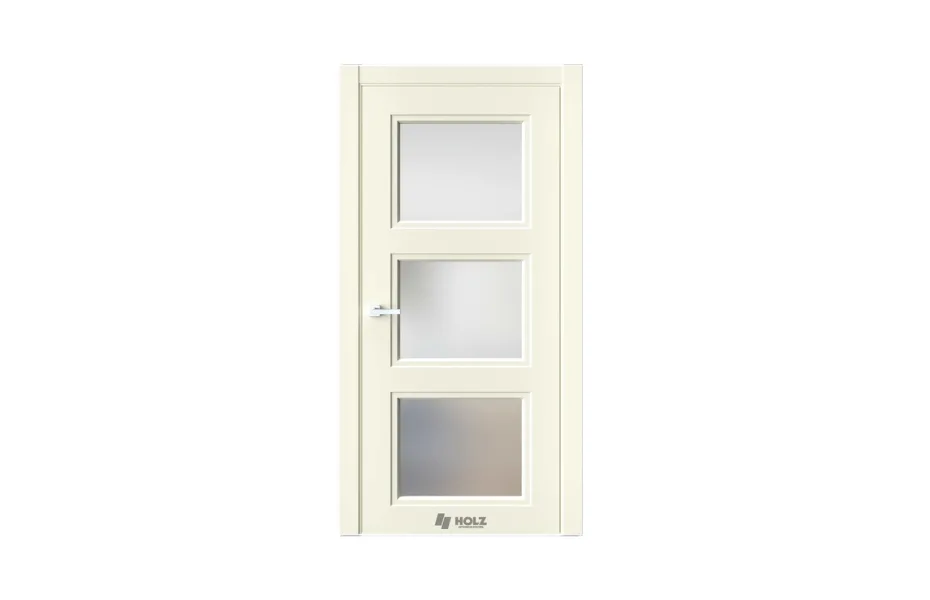 Neo Classic N6 Песчаный RAL1013 стекло 7 ДВЕРЕЙ