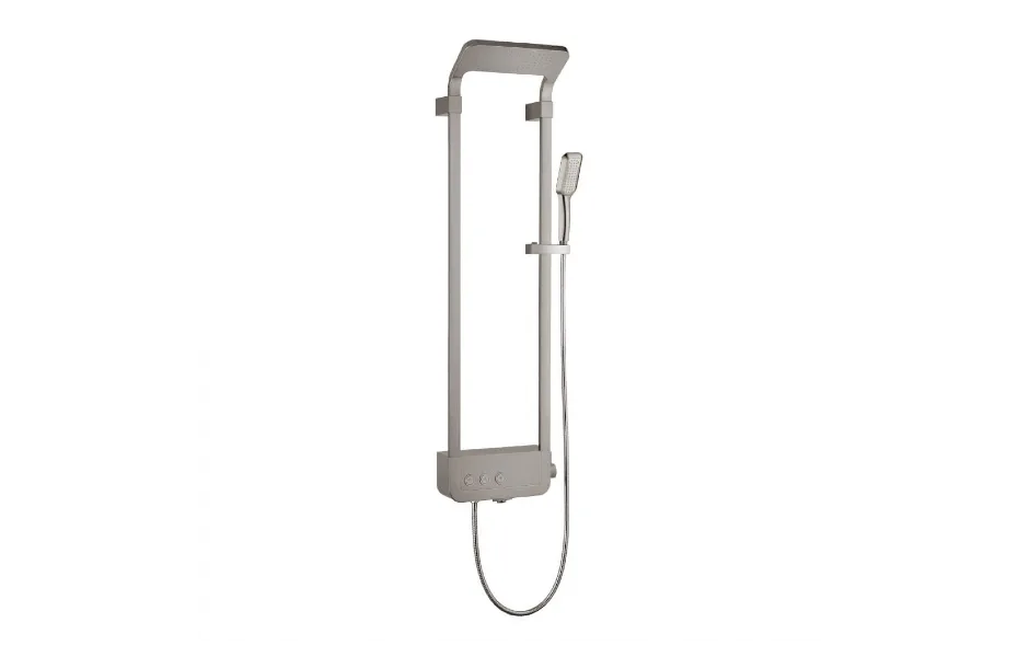 BLACK&WHITE Душевая панель W2040 Brushed Nickel (1300х405x230 АТЕЛЬЕ ВАННОЙ КОМНАТЫ. САМАРА