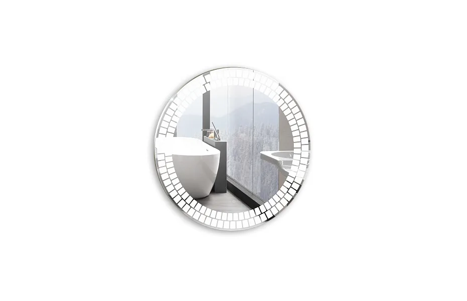 Зеркало Azario Армада 77 см LED-00002513 с подсветкой МОСПЛИТКА