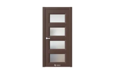 Neo Classic N8 Шоколад RAL8017 стекло 7 ДВЕРЕЙ
