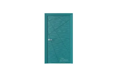 Межкомнатная дверь Perfect P1D RAL5021 7 ДВЕРЕЙ