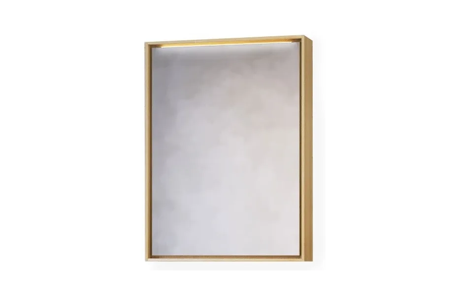 Зеркало-шкаф RAVAL Frame 60 Дуб сонома с подсветкой, розеткой АТЕЛЬЕ ВАННОЙ КОМНАТЫ. САМАРА