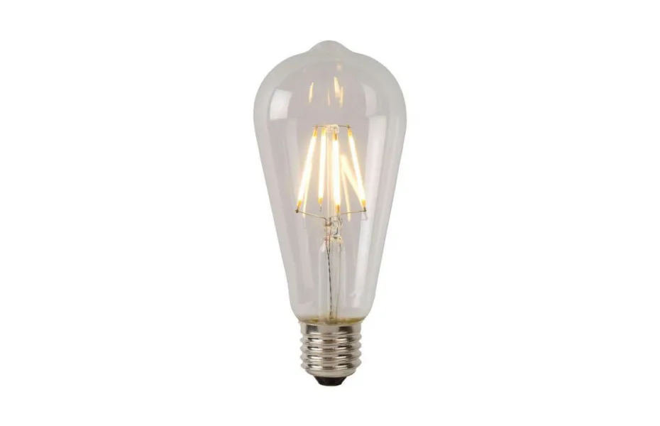 ЛАМПА СВЕТОДИОДНАЯ LUCIDE E27 7W 2700К ПРОЗРАЧНАЯ 49084/07/60 МОСПЛИТКА
