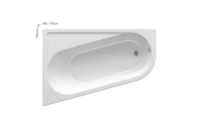 Ванна Ravak Chrome 160x105 L CA51000000 (левая) АКВАМЕТРИЯ