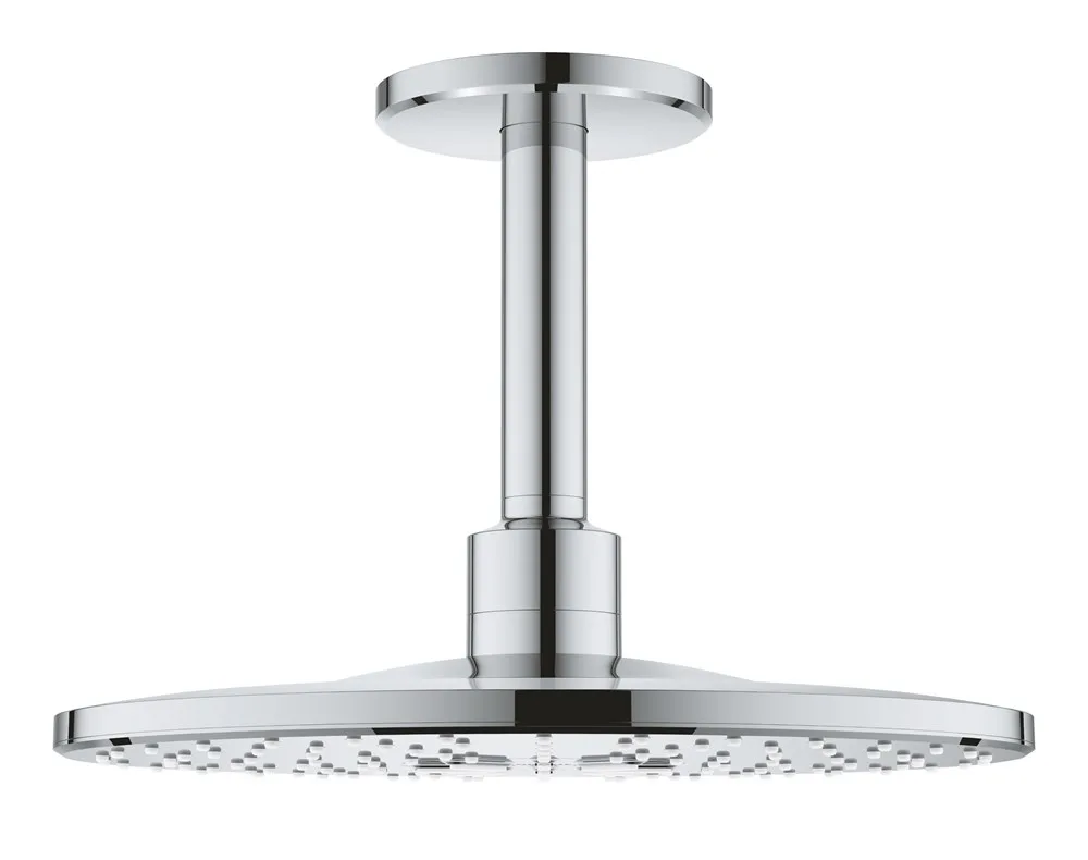 GROHE Rainshower 310 SmartActive Верхний душ (круглый, 2 режима струи) с потолочным душевым кронштейном 142 мм, хром АТЕЛЬЕ ВАННОЙ КОМНАТЫ. САМАРА