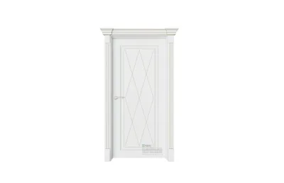 Межкомнатная дверь Provence Монторо 1 Ромб Софт белый 7 ДВЕРЕЙ