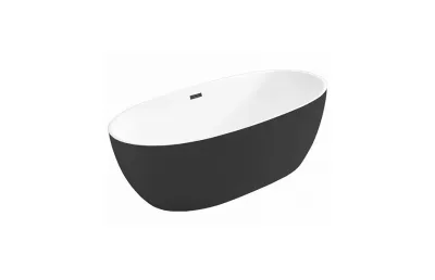 Ванна акриловая Vincea VBT-405-1700MB 170 см черная матовая МОСПЛИТКА