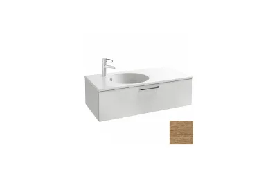 Тумба с раковиной Jacob Delafon Odeon Rive Gauche 100 см EB2516-R9-E52 дуб табак МОСПЛИТКА