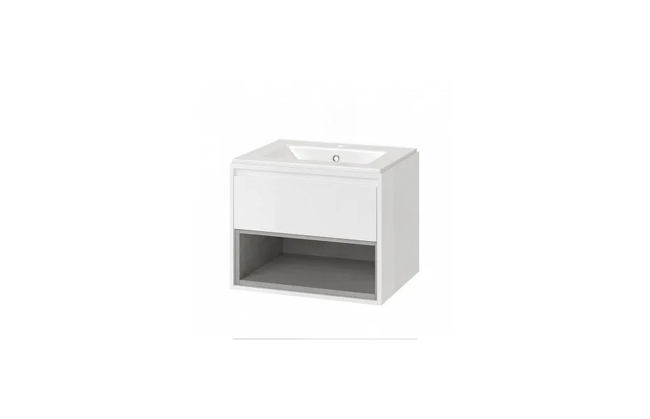 Тумба с раковиной Excellent Tuto 60 см MLEX.0101.600.WHCO МОСПЛИТКА