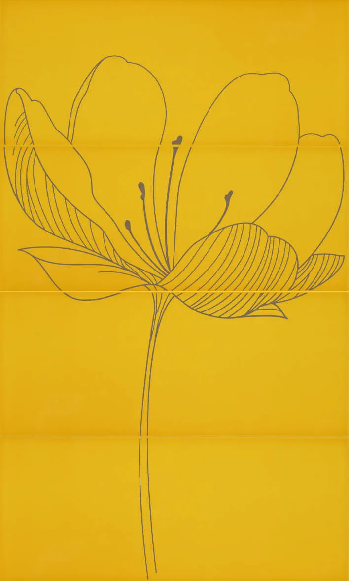 255D3RD DREAM A YELLOW, композиция (4 шт.) ARTCERAMICA - АРТКЕРАМИКА