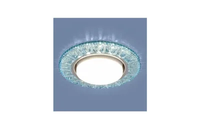 ВСТРАИВАЕМЫЙ СВЕТИЛЬНИК ELEKTROSTANDARD 3022 GX53 BL ЛАЗУРНЫЙ 4690389100031 MNOGOROZETOK - МНОГОРОЗЕТОК