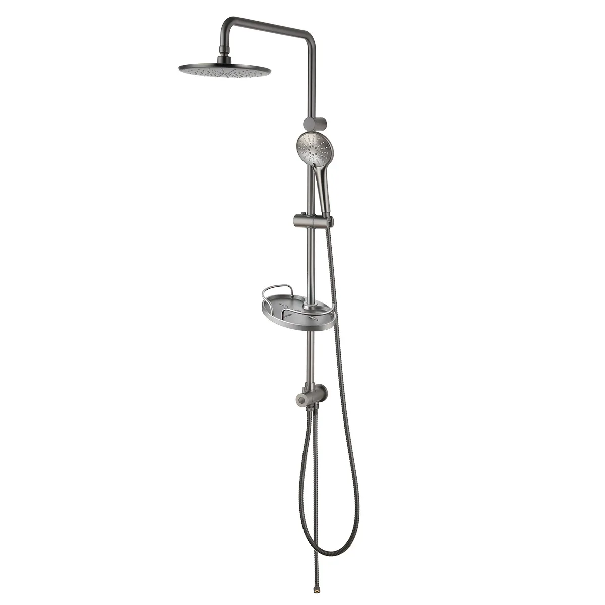 Душевой гарнитур без смесителя LM3788GM Bronx Lemark BAS