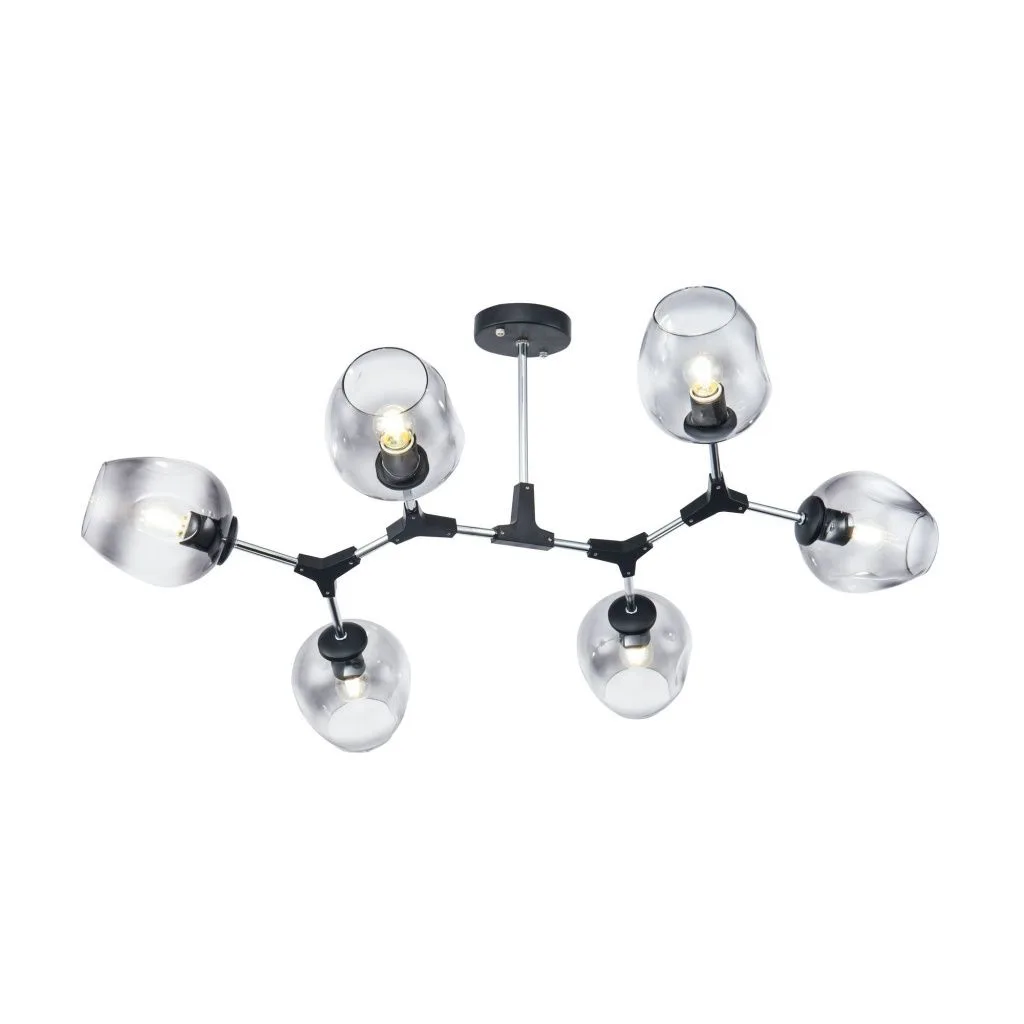 Люстра на штанге Freya Desi FR5006CL-06B MAYTONI