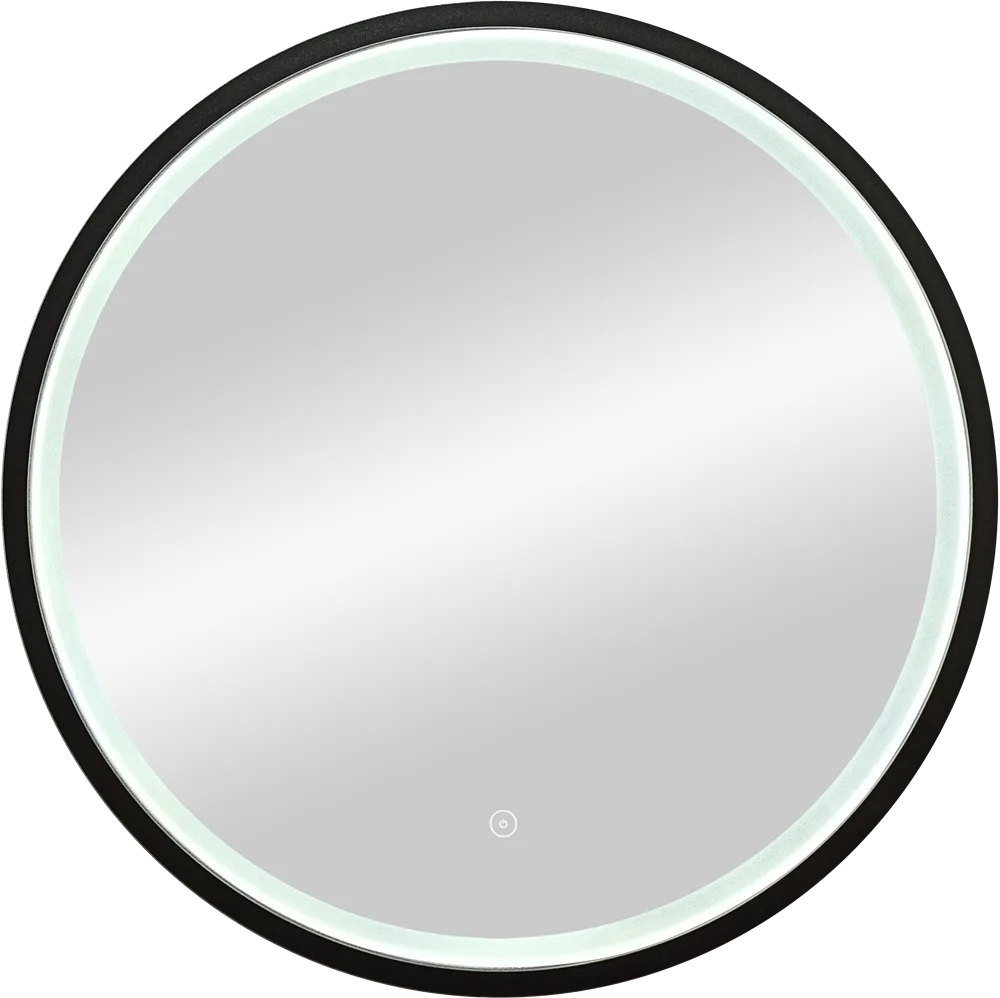 CONTINENT Зеркало "Style Black LED" D 600 c подсветкой АТЕЛЬЕ ВАННОЙ КОМНАТЫ. САМАРА