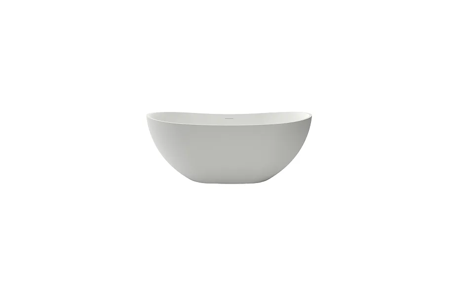 Ванна из искусственного камня 163х85 см Azario Jenner JEN16385S белая МОСПЛИТКА