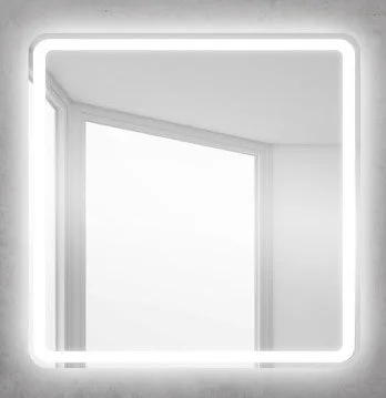 BELBAGNO Зеркало со встроенным светильником и сенсорным выключателем SPC-600-600-LED-TCH, 12W, 220-240V АТЕЛЬЕ ВАННОЙ КОМНАТЫ. САМАРА