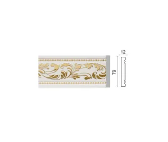 Молдинг широкий 150G ПЛИНТУС ХОЛЛ