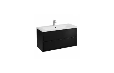 Тумба с раковиной 80 см Aquaton Римини 1A226701RN950 чёрный МОСПЛИТКА