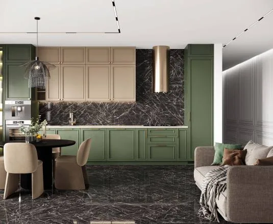 Black arkadia Керамогранит черный полированный 60x120 LAPARET