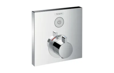 Термостат с запорным вентилем Hansgrohe ShowerSelect 15762000 АКВАМЕТРИЯ