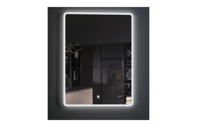 ESBANO Led Зеркало, с подсветкой, и часами, ШхВхГ: 50х70х5, система антизапотевания АТЕЛЬЕ ВАННОЙ КОМНАТЫ. САМАРА