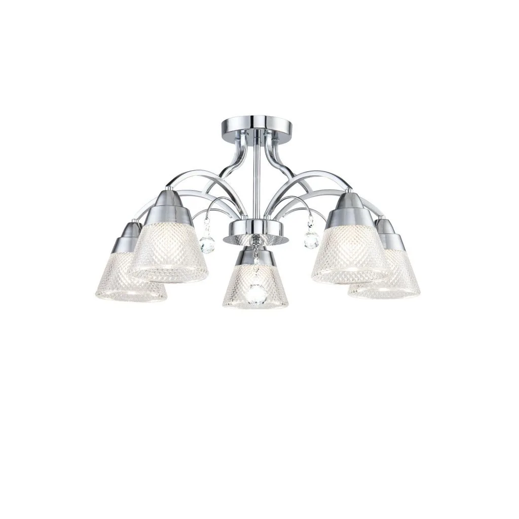 Потолочная люстра Freya Enrica FR2011CL-05CH MAYTONI